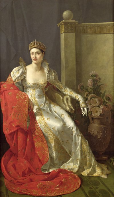 Elisa Bonaparte (1777-1820) Princess Bacciochi by Marie Guilhelmine Benoist